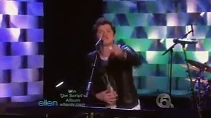 The Script Breakeven Live At The Ellen  Degeneres Show 14/10/2009