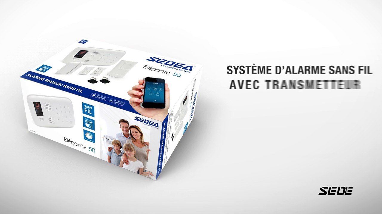 Alarme maison sans fil GSM - ELEGANTE 50