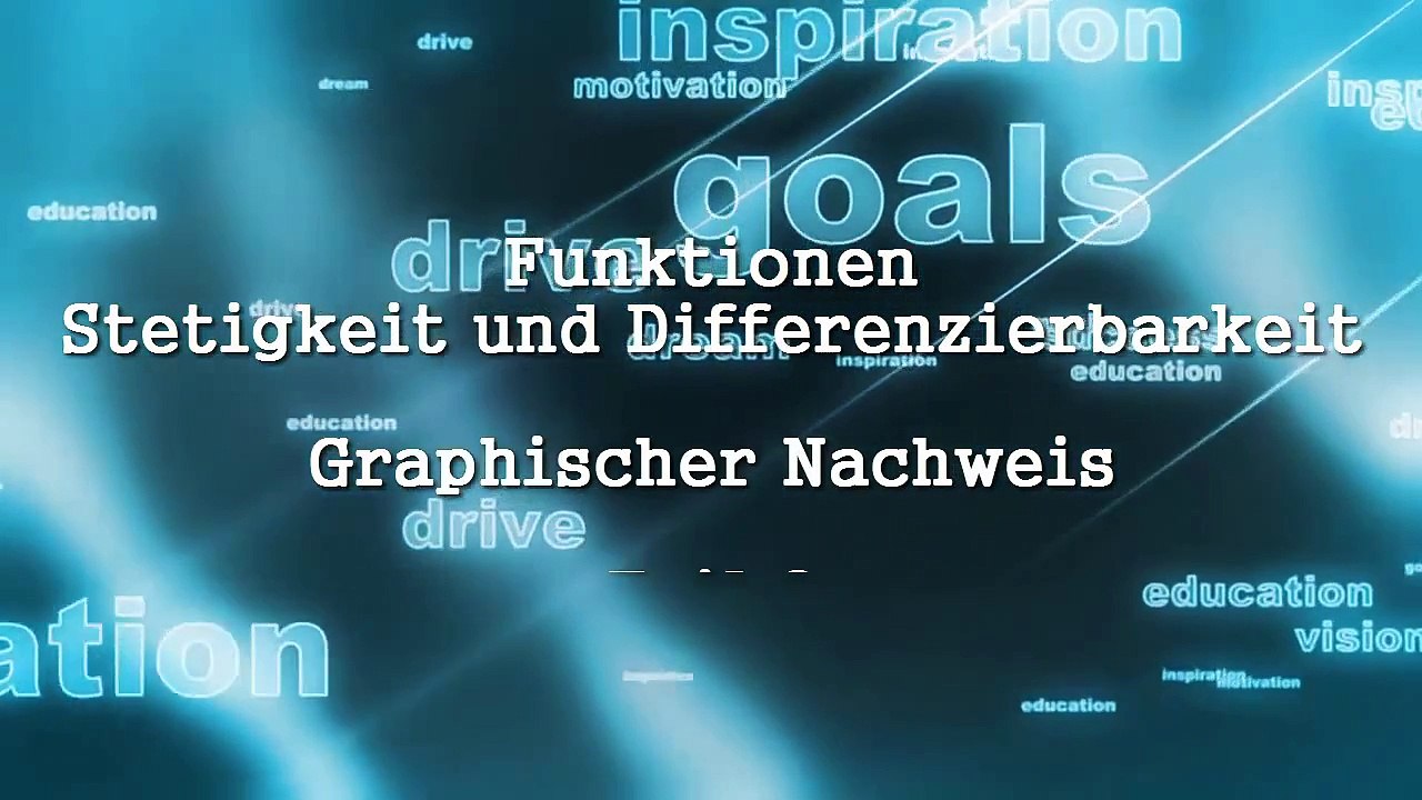 Stetigkeit und Differenzierbarkeit - Graphischer Nachweis%2C Simple und gut erklart%21