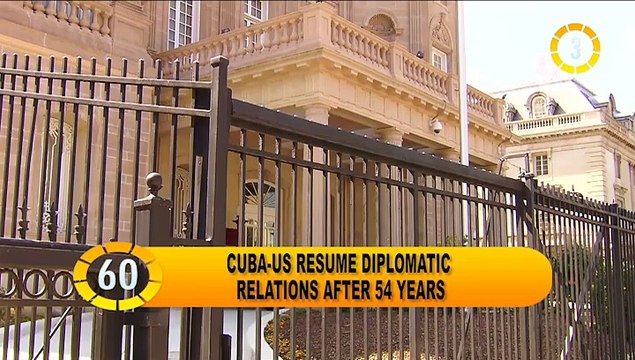 In 60 Seconds: Cuba-U.S. resume diplomatic relations after 54 years
