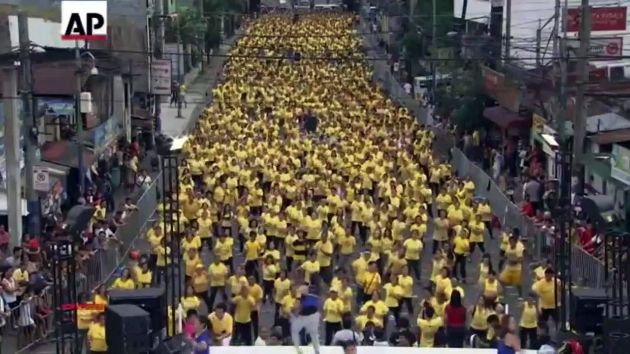 Record du monde de la plus grande zumba aux Philippines