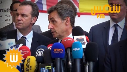 Nicolas Sarkozy : la Tunisie est visée aujourd'hui parce que "son printemps" est réussie