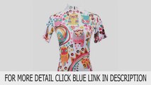 New QinYing Cute Cartoon Animals Colorful Short Sleeve Outdoor Bicycle Cycling Jerse Top