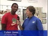 American Sprinter Cullen Jones Visits ISHOF
