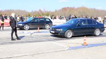 BMW E39 520i vs Audi A4 1.9TDi Quattro