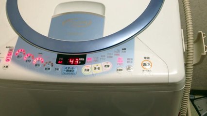 日立電気洗濯機 【白い約束 NW-D8HX】異音（駆動部故障）