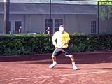 Filip Krajinovic practicing at the IMG/Bollettieri Tennis Academy 2