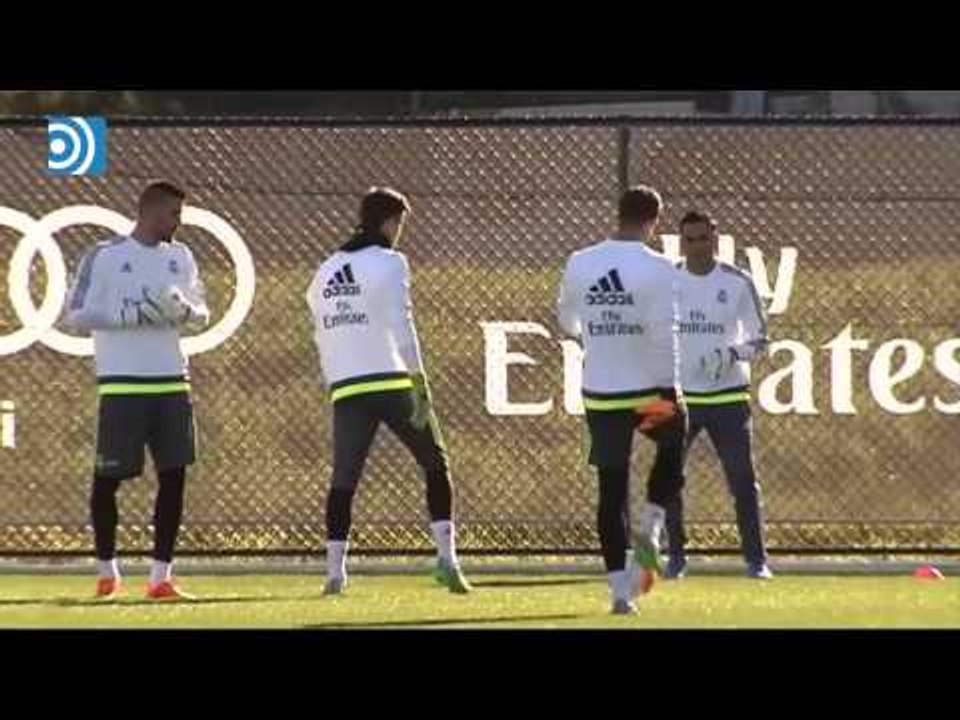 Primer entrenamiento de Kiko Casilla con el Real Madrid en Australia