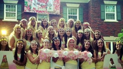 The University of Iowa Alpha Xi Delta- Bid Day 2014