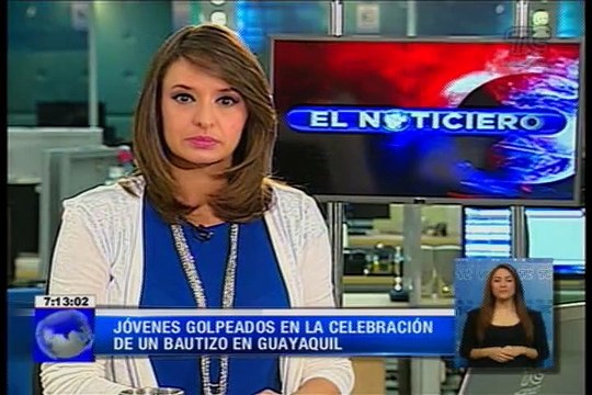 Jóvenes golpeados en la celebración de un bautizo en Guayaquil
