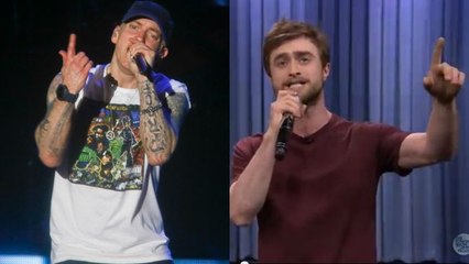 Daniel Radcliffe rappe "Real Slim Shady" d'Eminem à la perfection