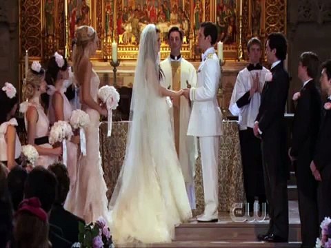 Gossip Girl 5x13 Chuck & Blair - Blair sees Chuck in the church