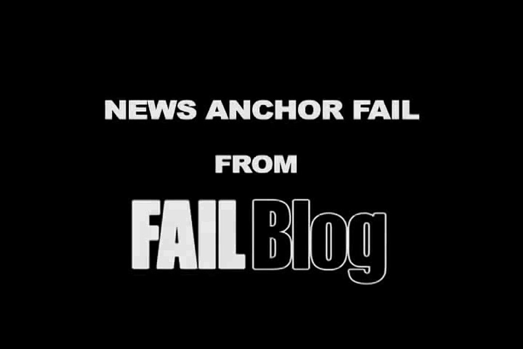 News Anchor Fail