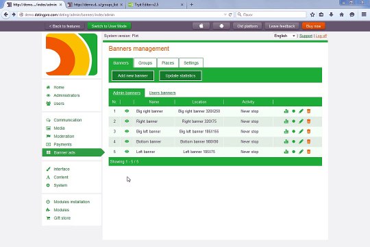 PG Dating Pro script: How to add banners to your dating site