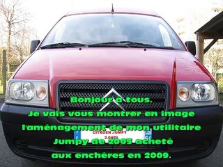 Aménagement intérieur utilitaire jumpy