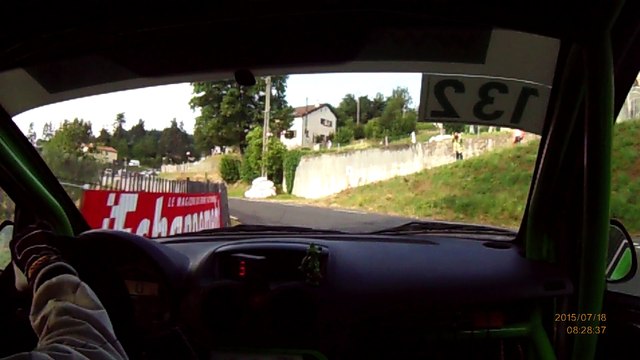 Course de Côte de Dunières 2015 - C2/A2 n°132 - Montée n°1