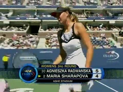 Agnieszka Radwanska Vs. Maria Sharapova 2007 3/8