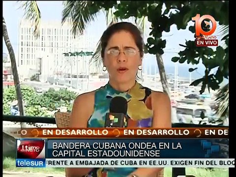 Cuba: pueblo celebra reapertura de embajada en EE.UU.