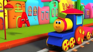 Bob, The Train - Alphabet Adventure   ABC Song   Nursery Rhymes   kids songs
