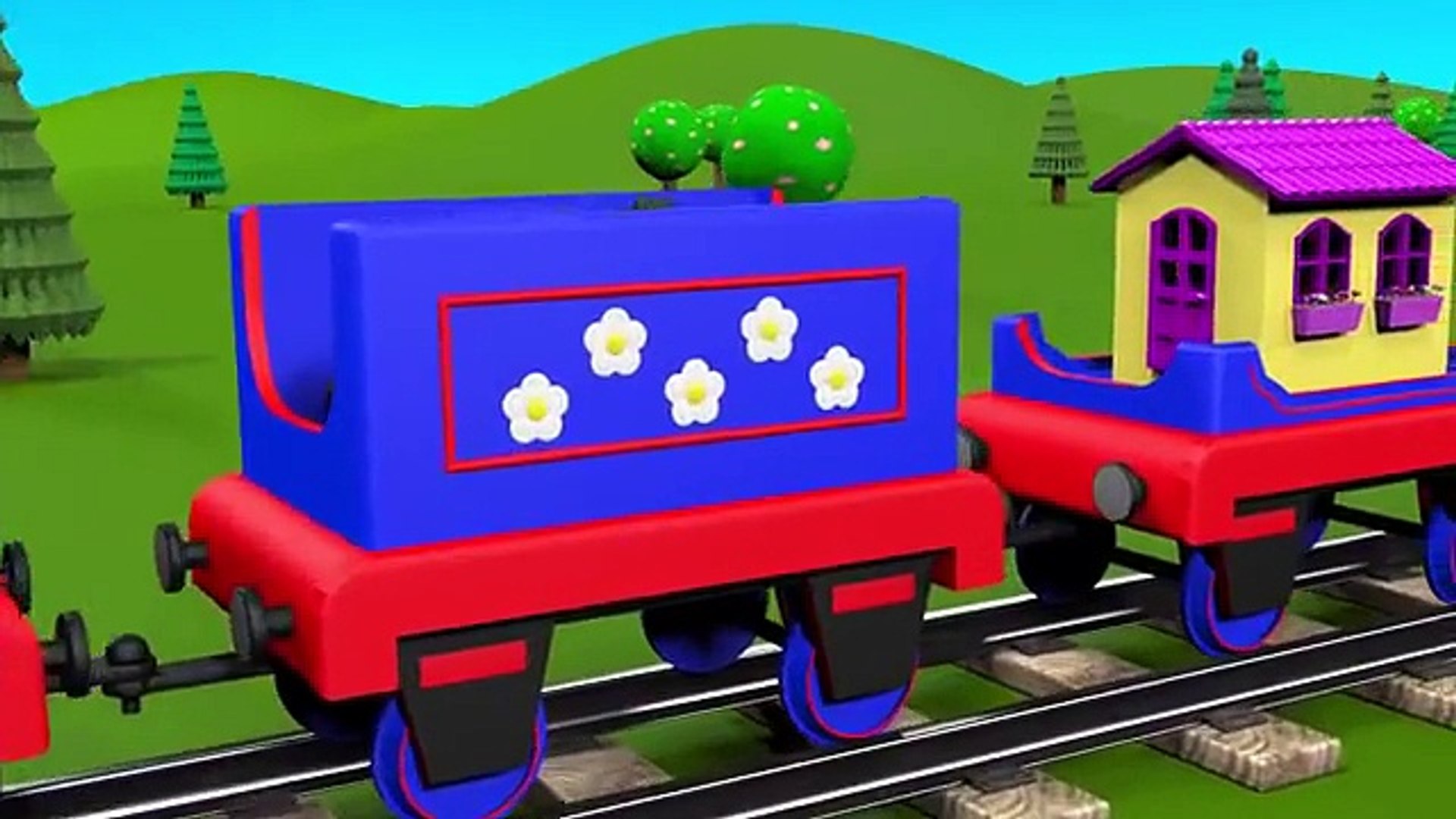 Cartoons For Children Kids Toddlers Learn To Count To 10 With Choo Choo Train Video Dailymotion