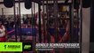 Arnolds Schwarzeneggers Rare Footage of Training Back and Chest Golds Gym Venice