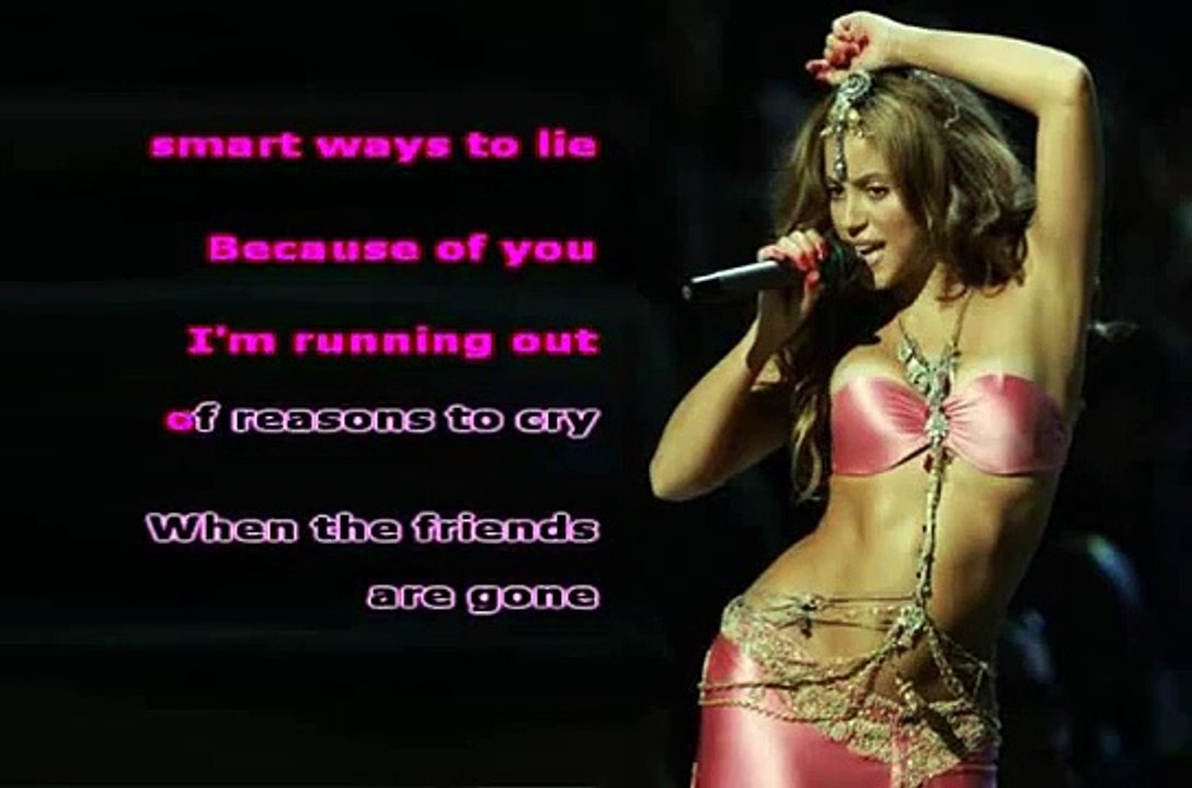 Underneath Your Clothes ~ Shakira ~ Karaoke