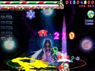 OSU! Skin Anime Girls Christmas Fruit Catch por jorge alberto mpeg4