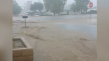 Heavy rain floods Southern California streets