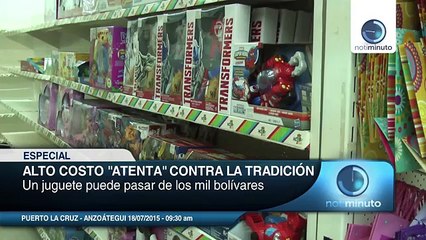 Padres de Anzoátegui aseguraron que regalos para el Día del Niño estaban “incomprables'
