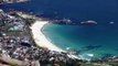 Stunning views of Cape Town, Table Mountain, Robben Island and Camps Bay beach (South Africa)
