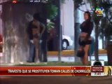 TUTEVE.TV/ Travestis se prostituyen en las calles de Chorrillos