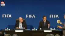When dollar bills falls on Sepp Blatter - Corrupted FIFA