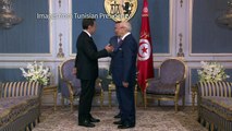 Former French President Sarkozy meets Tunisia's Essebsi