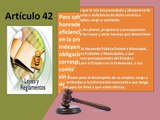 ARTÍCULO 42 LEY DE RESPONSABILIDADES DE LOS SERVIDORES PUBLICOS DEL ESTADO Y MUNICIPIOS