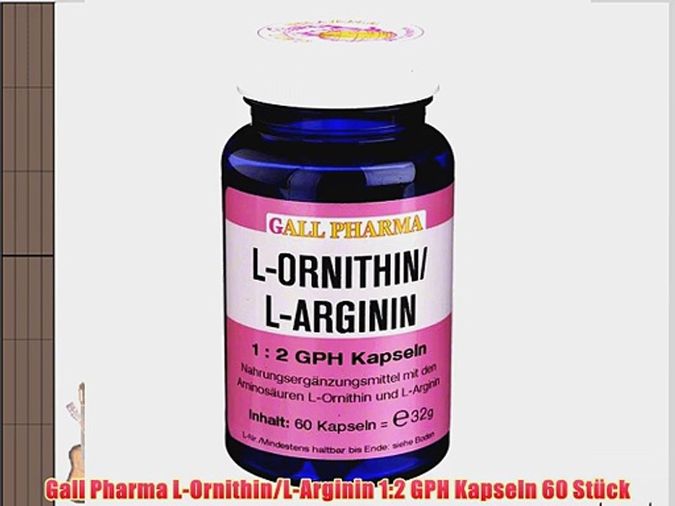Gall Pharma L-Ornithin/L-Arginin 1:2 GPH Kapseln 60 St?ck
