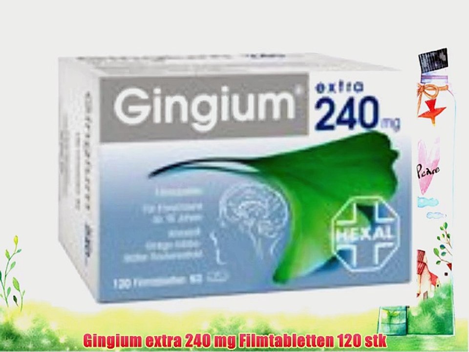 Gingium extra 240 mg Filmtabletten 120 stk
