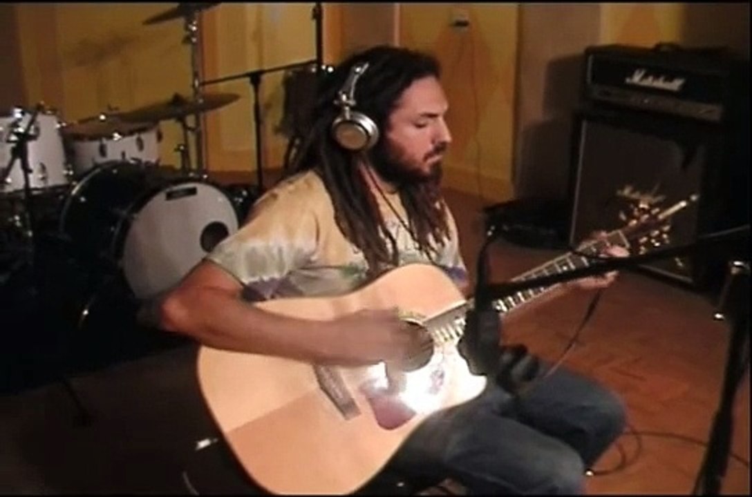 Grassy Waters studio session footage of Daniel  Gootner on guitar!!