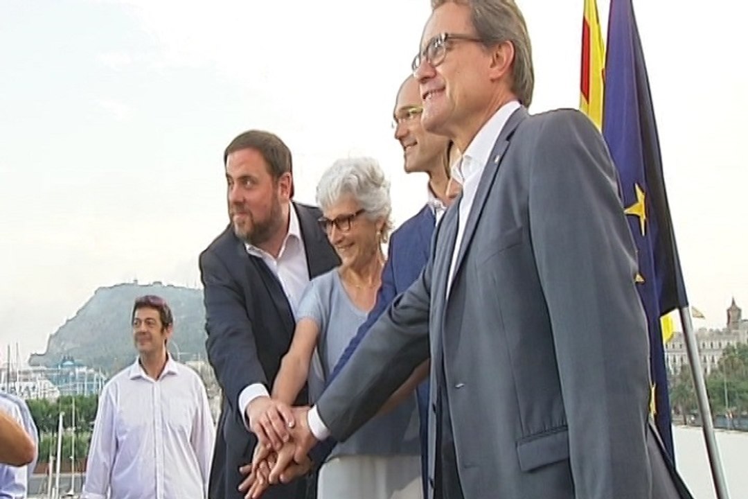 CDC y ERC se presentan al 27S con 'Juntos por el sí'