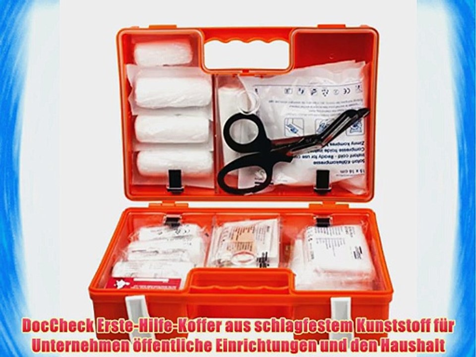 DocCheck Erste-Hilfe-Koffer (mit F?llung DIN 13157)