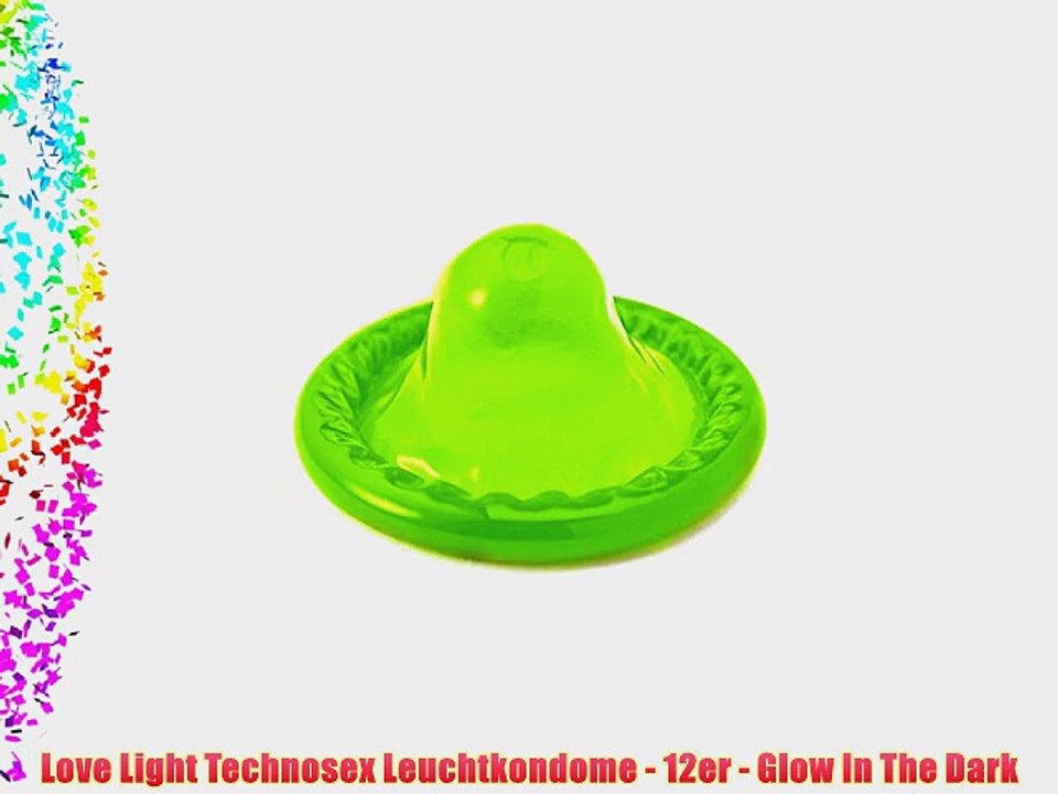 Love Light Technosex Leuchtkondome - 12er - Glow In The Dark