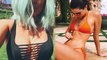 Kendall & Kylie Jenner Post Cleavage-Baring Swimsuit Shots