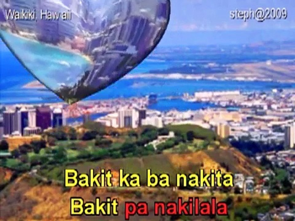 "BAKIT PA" Video Karaoke @in the style of Jessa Zaragosa