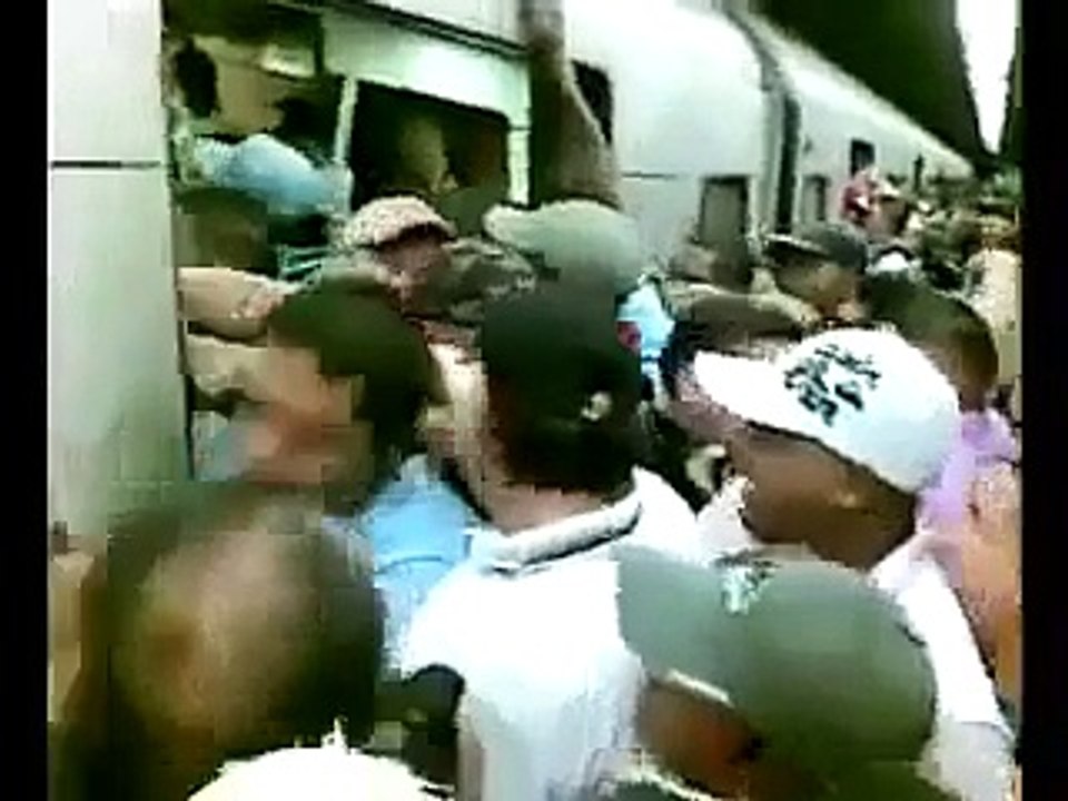 Pelea en el metro