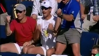 Andy Roddick vs David Nalbandian 2003 US Open Highlights