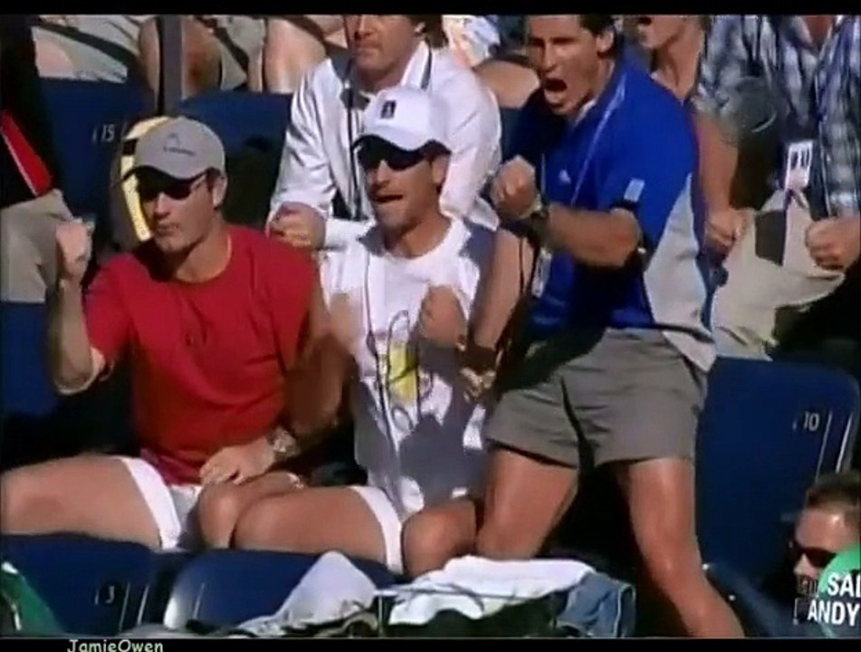 Andy Roddick vs David Nalbandian 2003 US Open Highlights