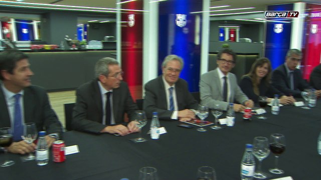 Primera reunió de la nova Junta Directiva / Primera reunión de la nueva Junta Directiva