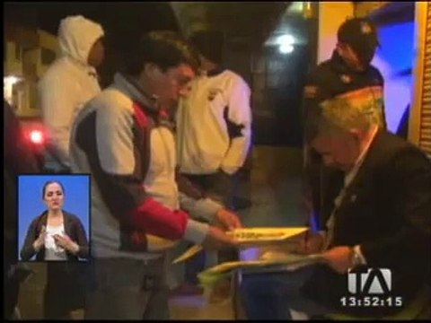 Operativo clausuró cuatro locales en Latacunga