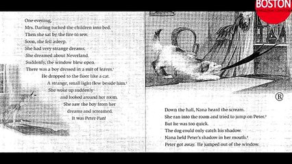 Audio Book with subtitles | Peterpan | English listening practice (Level 1 )