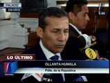 Ollanta Humala se retracta sobre Mauricio Fiol