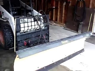 How To: Homemade Bobcat Skid Steer Meyers Plow